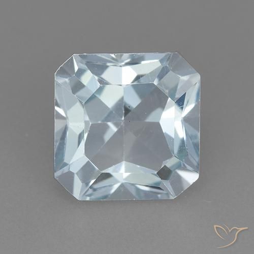 3.10ct 天然 天蓝 黄玉, 祖母绿式切割, VVS