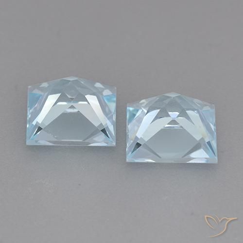 4.31克拉天然黄玉，正方形，VVS