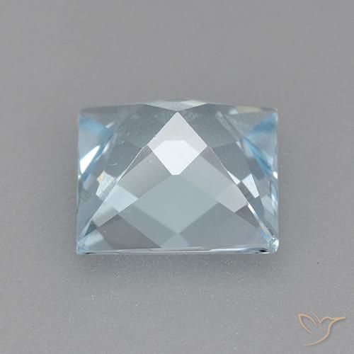 1.99克拉天然黄玉，正方形，VVS