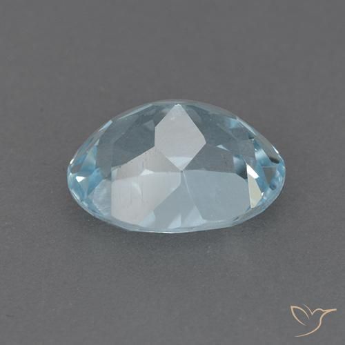 2.36克拉天然黄玉，椭圆形，VVS-VS