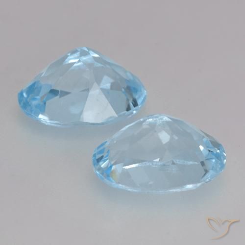 2.25克拉天然黄玉，椭圆形，VVS-VS