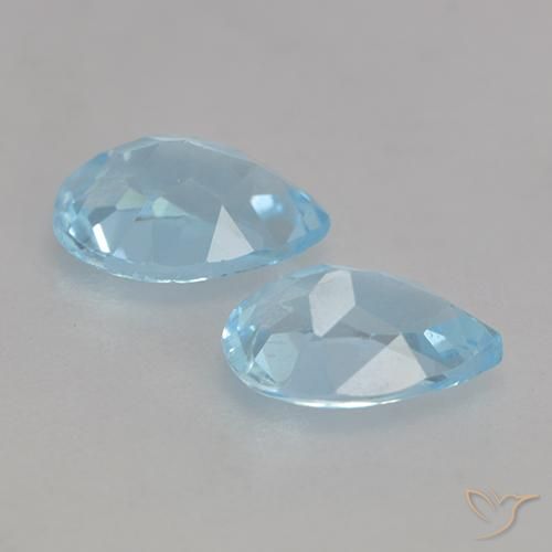 1.65克拉天然黄玉，梨形，VVS-VS
