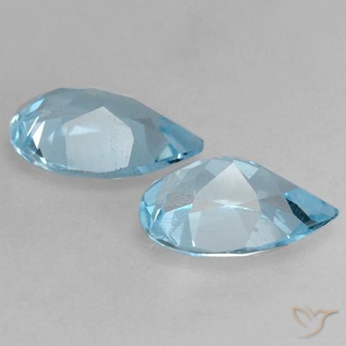 1.48克拉天然黄玉，梨形，VVS-VS