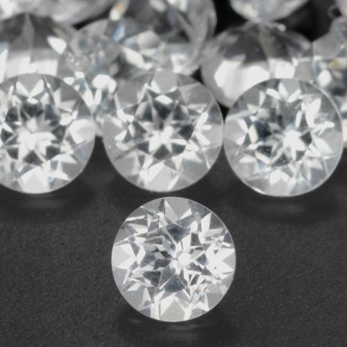 0.32克拉天然黄玉，圆形的，VS