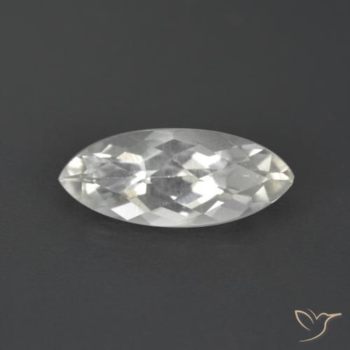 1.73ct 天然 暖白 黄玉, 榄尖形, VS
