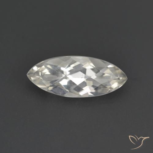 1.67ct 天然 暖白 黄玉, 榄尖形, VS