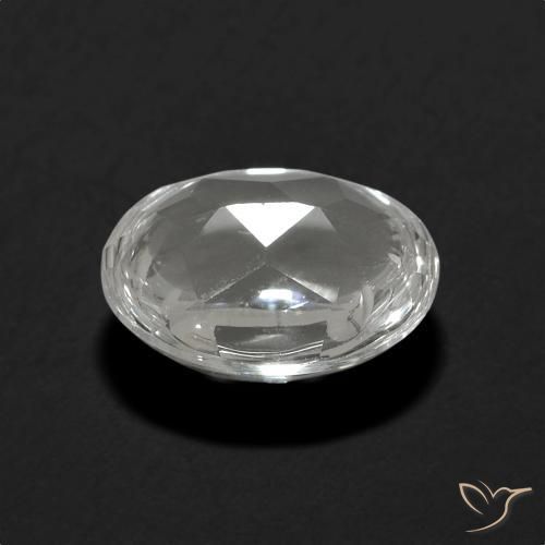 3.36克拉天然黄玉，椭圆形，透明