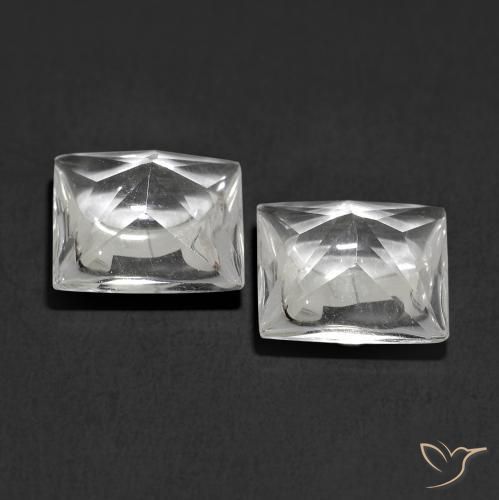 4.00克拉天然黄玉，正方形，透明