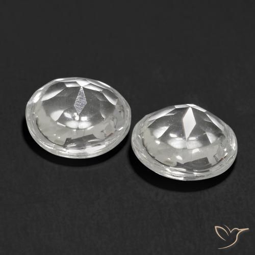 1.99克拉天然黄玉，圆形的，透明