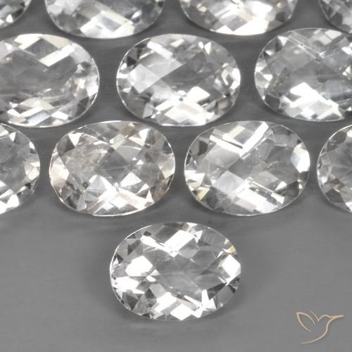 1.45ct 天然 暖白 黄玉, 椭圆形, VVS-VS