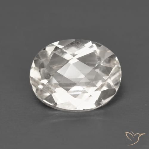 3.49ct 天然 暖白 黄玉, 椭圆形, VVS