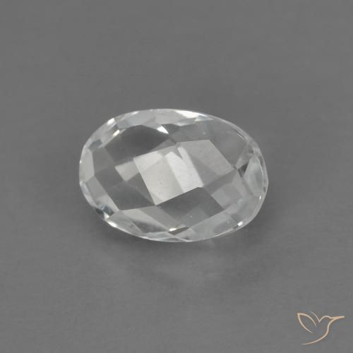 0.67克拉天然黄玉，椭圆形，VVS-VS