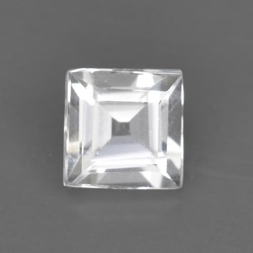 0.52ct 天然 白色 黄玉, 正方形, VVS-VS