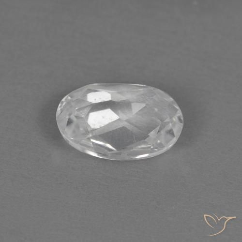 0.56克拉天然黄玉，椭圆形，VVS