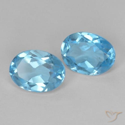 2.95克拉天然黄玉，椭圆形，VVS-VS