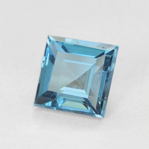 0.79克拉天然黄玉，正方形，VVS