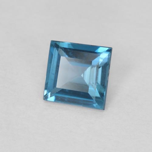 0.63克拉天然黄玉，正方形，VVS-VS