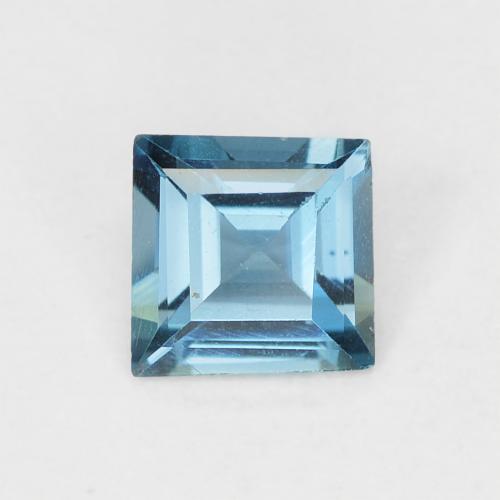 0.59ct 天然 蓝色 黄玉, 正方形, VVS-VS