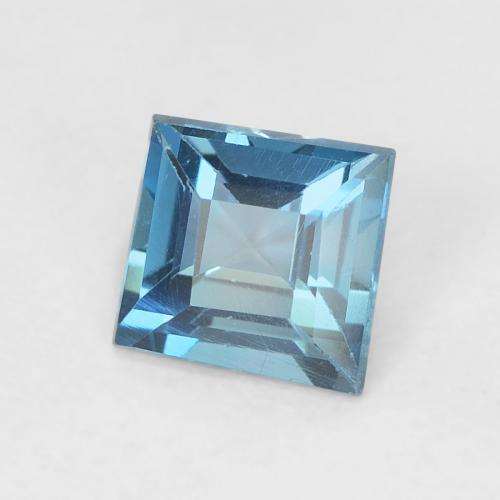 0.65克拉天然黄玉，正方形，VVS