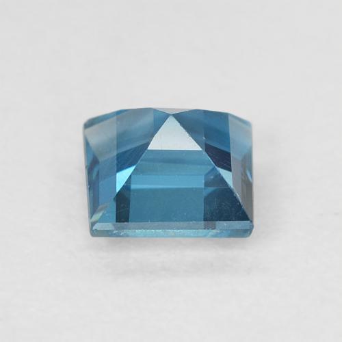 0.65克拉天然黄玉，正方形，VVS