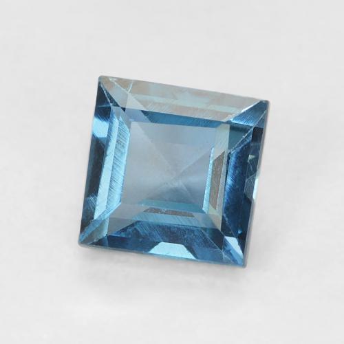 0.82克拉天然黄玉，正方形，VVS-VS