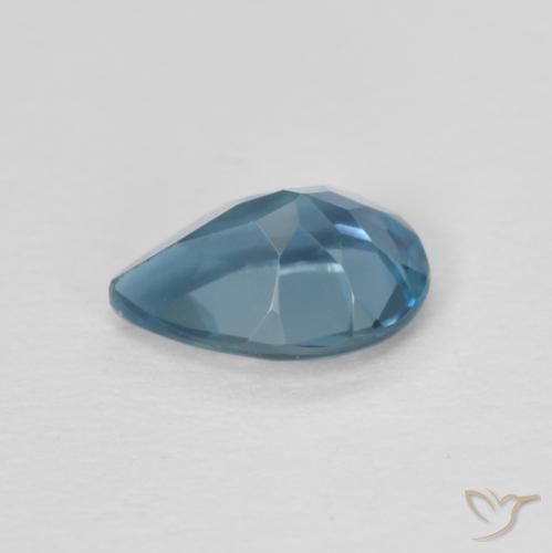 0.82克拉天然黄玉，梨形，VVS