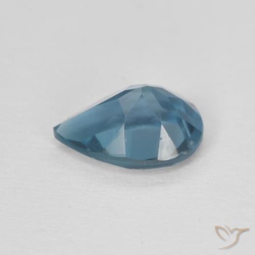 0.85克拉天然黄玉，梨形，VVS
