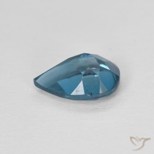 0.83克拉天然黄玉，梨形，VVS