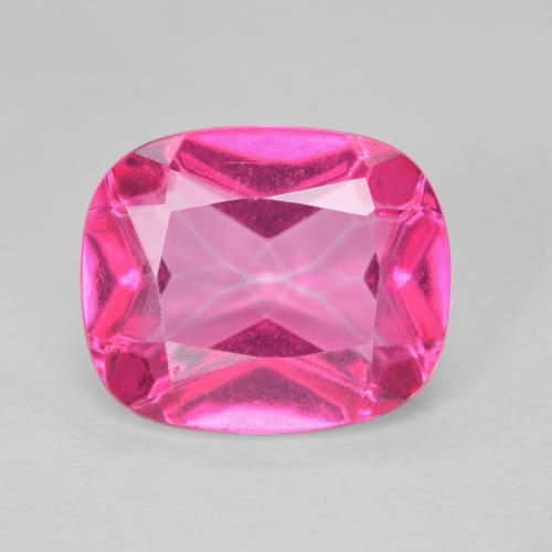 6.30ct 天然 艳粉色 黄玉, 软垫, VVS