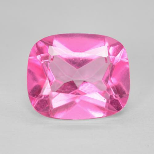 6.41ct 天然 Medium Dark-Pink 黄玉, 软垫, VVS