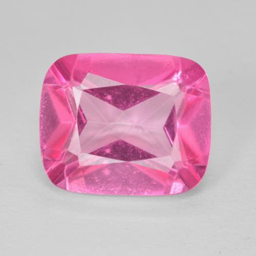7.06ct 天然 艳粉色 黄玉, 软垫, VVS
