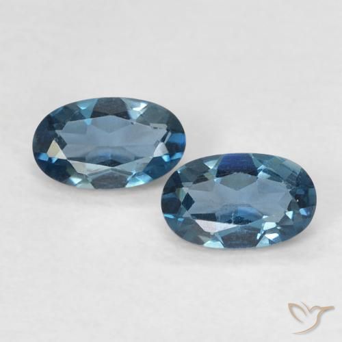 0.58天然托帕石，椭圆形切割，5.1×3毫米，VVS