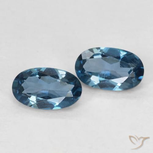 0.58天然托帕石，椭圆形切割，5.1×3毫米，VVS