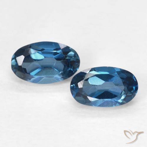 0.73天然托帕石，椭圆形切割，5.2×3.2毫米，VVS