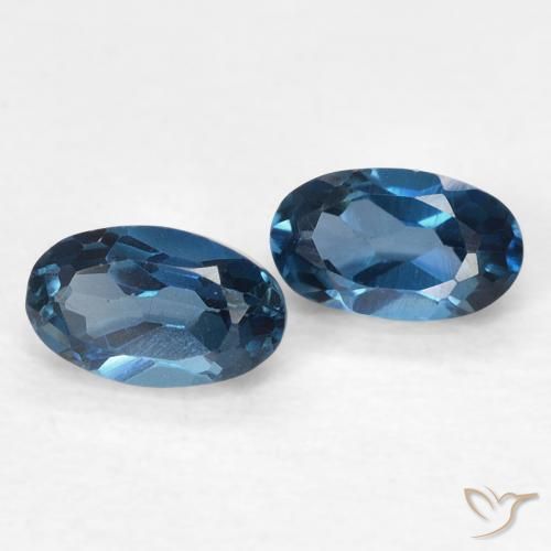 0.73天然托帕石，椭圆形切割，5.2×3.2毫米，VVS