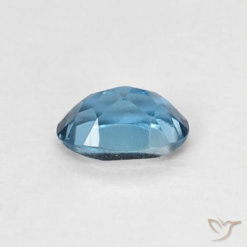 0.60克拉天然黄玉，椭圆形，VVS-VS