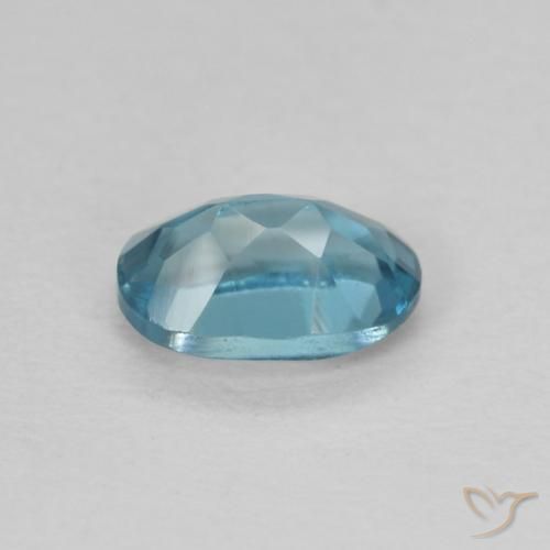 0.63克拉天然黄玉，椭圆形，VVS