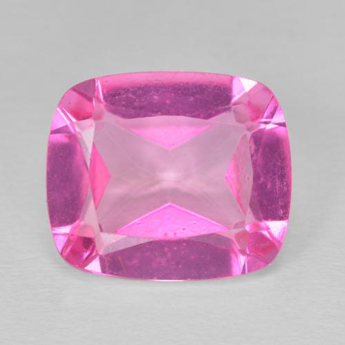 9.61ct 天然 Medium Dark-Pink 黄玉, 软垫, VVS-VS