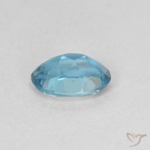 0.59克拉天然黄玉，椭圆形，VVS-VS