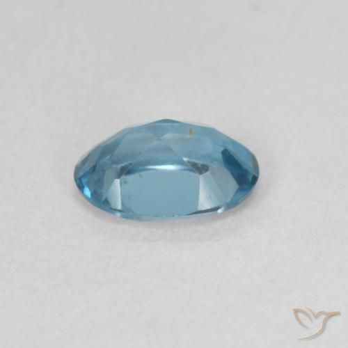 0.53克拉天然黄玉，椭圆形，VVS-VS