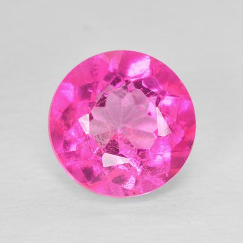 3.52ct 天然 艳粉色 黄玉, 圆形的, VVS-VS