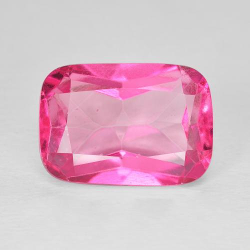9.60ct 天然 Medium Dark-Pink 黄玉, 软垫, VVS-VS