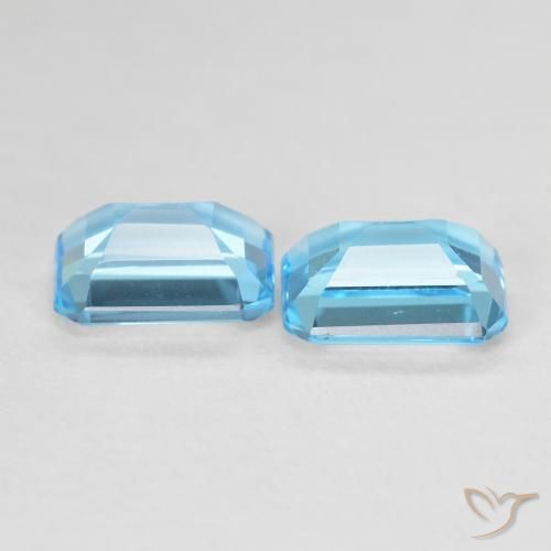 3.96克拉天然黄玉，八边形，VVS