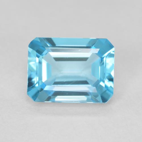 2.05ct 天然 瑞士蓝 黄玉, 祖母绿式切割, VVS