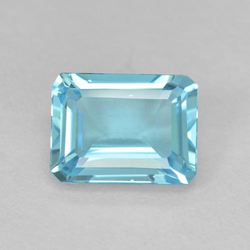 2.15ct 天然 浅蓝色 黄玉, 祖母绿式切割, VVS-VS
