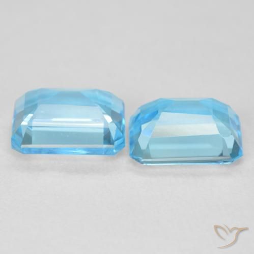 4.00克拉天然黄玉，八边形，VVS