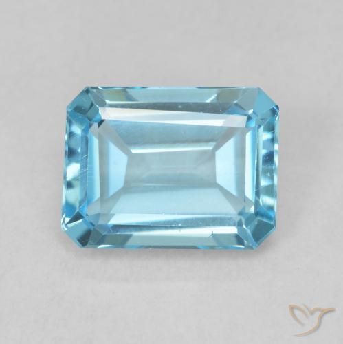 1.94ct 天然 瑞士蓝 黄玉, 祖母绿式切割, VVS-VS