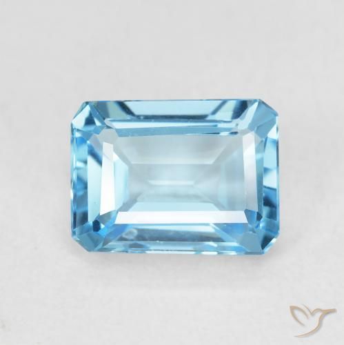 2.04ct 天然 瑞士蓝 黄玉, 祖母绿式切割, VVS