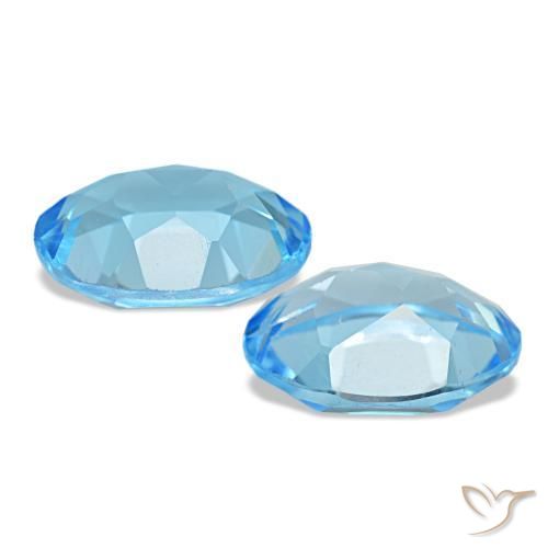 2.90天然托帕石，椭圆形切割，8.1×6毫米，VVS-VS