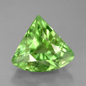 3.94克拉天然绿色碧玺，异形，11.4×10.2毫米，SI
